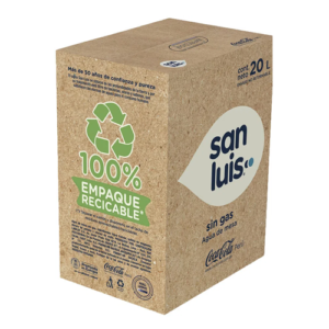 Agua de mesa San Luis 20 lt caja con caño descartable